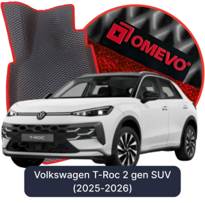 OMEVO 5D Pro EVA Bilmåtter til Volkswagen T-Roc 2 gen SUV (2025-2026)