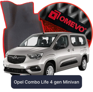 OMEVO 5D Pro EVA Bilmåtter til Opel Combo Life 4. gen Minivan (2018-2025)