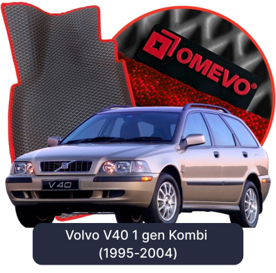 EVA bilgummimåtter OMEVO til Volvo V40 1. gen Kombi (1995-2004)