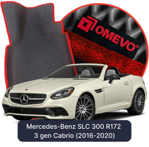 OMEVO 5D Pro EVA Bilmåtter til Mercedes-Benz SLC 300 R172 3 gen Cabrio (2016-2020)