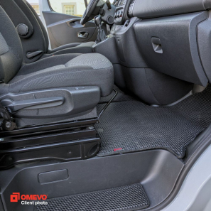 EVA bilgummimåtter OMEVO til Renault Trafic 9 Sæder 3 gen Minivan 4 døre (2014-2025)