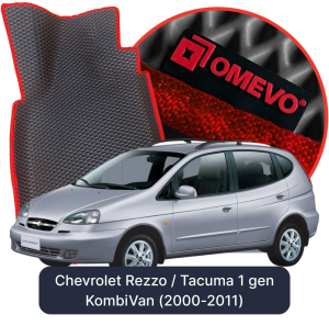 OMEVO 5D Pro EVA Bilmåtter til Chevrolet Rezzo / Tacuma 1. gen KombiVan (2000-2011)