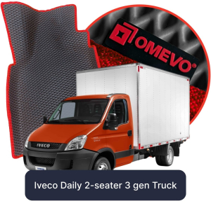 OMEVO 5D Pro EVA Bilmåtter til Iveco Daily 2-personers 3. gen Truck (2014-2025)