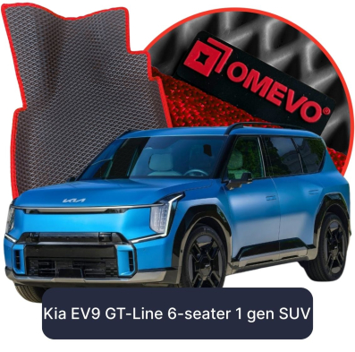 EVA bilgummimåtter OMEVO til Kia EV9 GT-Line 6-personers 1. gen SUV (2023-2025)