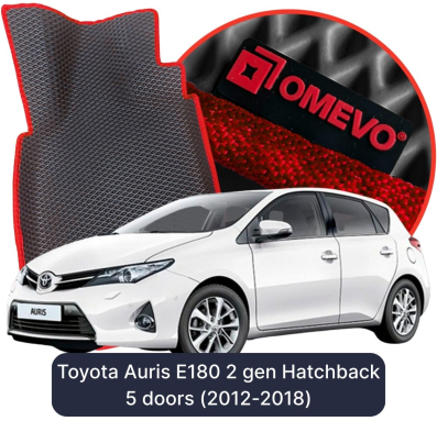 EVA bilgummimåtter OMEVO til Toyota Auris E180 2 gen Hatchback 5 døre(2012-2018)