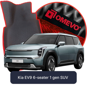 OMEVO 5D Pro EVA Bilmåtter til Kia EV9 6 Sæder 1 gen SUV (2023-2026)