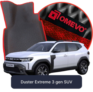 OMEVO 5D Pro EVA Bilmåtter til Dacia Duster Extreme 3 gen SUV (2024-2026)