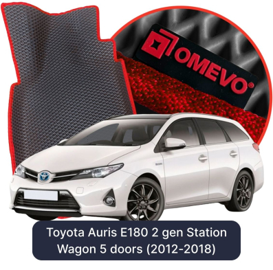 EVA bilgummimåtter OMEVO til Toyota Auris Hybrid E180 2 gen Kombi (2012-2018)
