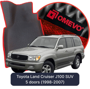 OMEVO 5D Pro EVA Bilmåtter til Toyota Land Cruiser J100 SUV 5 døre (1998-2007)