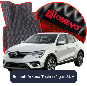OMEVO 5D Pro EVA Bilmåtter til Renault Arkana Techno 1 gen SUV (2020-2025)