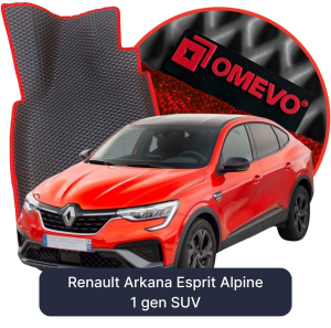 OMEVO 5D Pro EVA Bilmåtter til Renault Arkana Esprit Alpine 1 gen SUV (2023-2025)