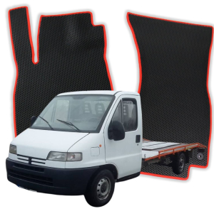 OMEVO EVA Bilmåtter® til Peugeot Boxer Autotransporter (2-personers) 1. gen Varevogn (1994-2006)
