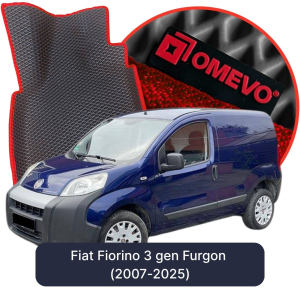 OMEVO 5D Pro EVA Bilmåtter til Fiat Fiorino 3. gen Furgon (2007-2025)