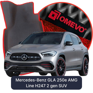 EVA bilgummimåtter OMEVO til Mercedes-Benz GLA 250e AMG Line H247 2. gen SUV (2020-2025)