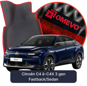 OMEVO 5D Pro EVA Bilmåtter til Citroën C4 ë-C4X 3. gen Fastback/Sedan (2022-2025)