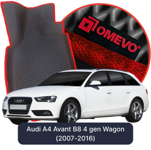 OMEVO 5D Pro EVA Bilmåtter til Audi A4 Avant B8 4 gen Kombi (2007-2016)