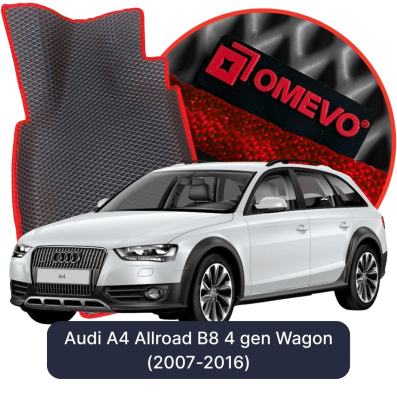 EVA bilgummimåtter OMEVO til Audi A4 Allroad B8 4 gen Kombi (2007-2016)