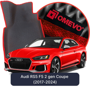 OMEVO 5D Pro EVA Bilmåtter til Audi RS5 F5 2 gen Coupe (2017-2024)