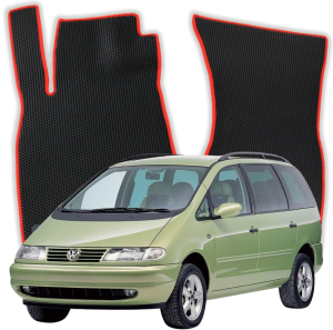 OMEVO EVA Bilmåtter® til Volkswagen Sharan 7 Seater 7M 1 gen Minivan (1995-2010)