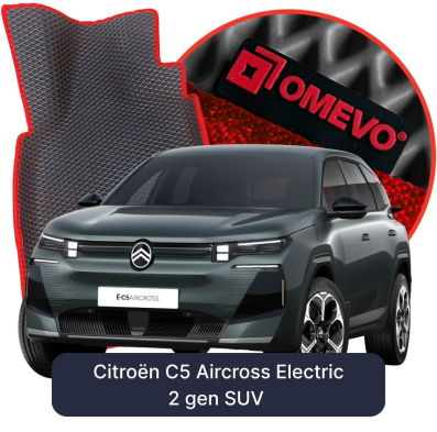 EVA bilgummimåtter OMEVO til Citroën C5 Aircross Elbil 2 gen SUV (2025-2026)