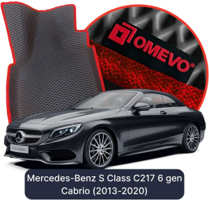 OMEVO 5D Pro EVA Bilmåtter til Mercedes-Benz S Class C217 6 gen Cabrio (2013-2020)