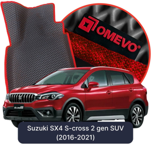 OMEVO 5D Pro EVA Bilmåtter til Suzuki SX4 S-Cross 2 gen SUV (2016-2021)