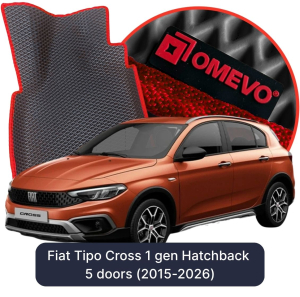 OMEVO 5D Pro EVA Bilmåtter til Fiat Tipo Cross 1. gen Hatchback (2015-2025)