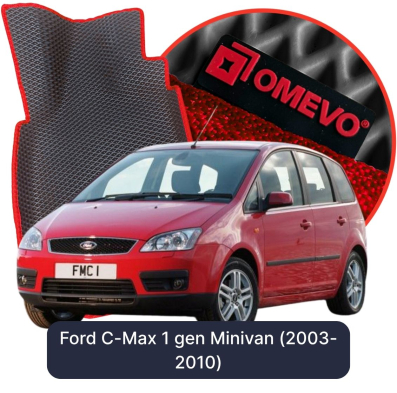 EVA bilgummimåtter OMEVO til Ford C-Max 1. gen Minivan (2003-2010)