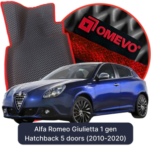 OMEVO 5D Pro EVA Bilmåtter til Alfa Romeo Giulietta 1 gen Hatchback 5 døre (2010-2020)