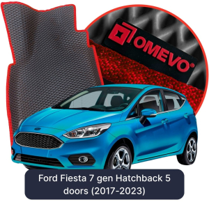 OMEVO 5D Pro EVA Bilmåtter til Ford Fiesta 7. gen Hatchback (2017-2023)