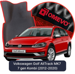 OMEVO 5D Pro EVA Bilmåtter til Volkswagen Golf AllTrack MK7 7. gen (2012-2020)
