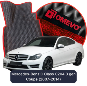 OMEVO 5D Pro EVA Bilmåtter til Mercedes-Benz C-Klasse C204 3. gen Coupe (2007-2014)