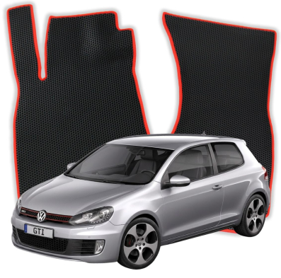 EVA bilgummimåtter OMEVO til Volkswagen Golf GTI MK6 6 gen Hatchback 3 døre (2008-2016)
