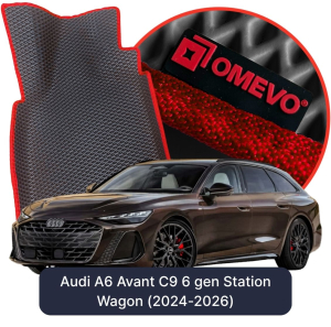 OMEVO 5D Pro EVA Bilmåtter til Audi A6 Avant C9 6 gen Kombi (2024-2026)