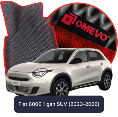 EVA bilgummimåtter OMEVO til Fiat 600E elbil 1 gen SUV (2023-2025)