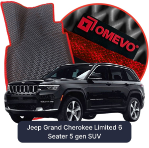 OMEVO 5D Pro EVA Bilmåtter til Jeep Grand Cherokee Limited 6-personers 5. gen SUV (2021-2025)