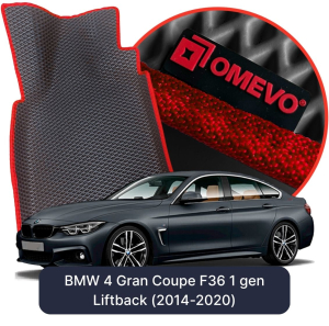 OMEVO 5D Pro EVA Bilmåtter til BMW 4 Gran Coupe F36 1 gen Liftback (2014-2020)
