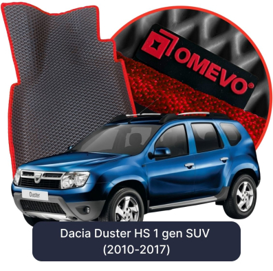 EVA bilgummimåtter OMEVO til Dacia Duster HS 1. gen SUV (2010-2017)