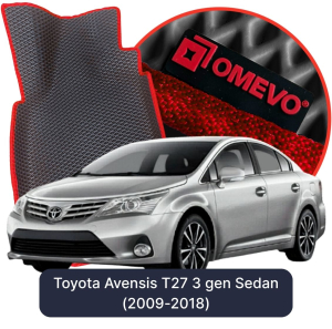 OMEVO 5D Pro EVA Bilmåtter til Toyota Avensis T27 3 gen Sedan (2009-2018)