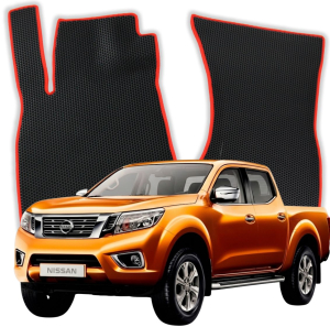 OMEVO EVA Bilmåtter® til Nissan Navara 4 gen Pick-up 4 døre (2015-2022)