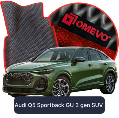 EVA bilgummimåtter OMEVO til Audi Q5 Sportback e-hybrid GU 3 gen SUV (2024-2026)