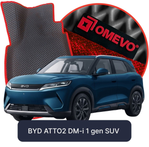 OMEVO 5D Pro EVA Bilmåtter til BYD ATTO2 DM-i 1 gen SUV (2024-2025)