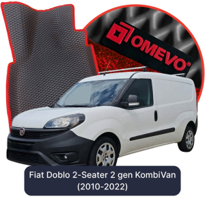 OMEVO 5D Pro EVA Bilmåtter til Fiat Doblo 2 sæder 2 gen KombiVan (2010-2022)