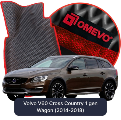 EVA bilgummimåtter OMEVO til Volvo V60 Cross Country 1. gen Kombi (2014-2018)