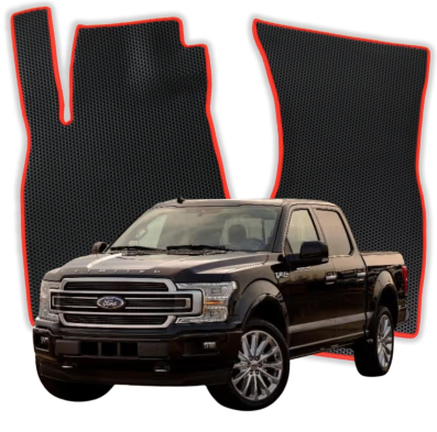 EVA bilgummimåtter OMEVO til Ford F-150 Lariat Super Crew CAB 13 gen Pick-up (2015-2020)
