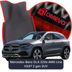 OMEVO 5D Pro EVA Bilmåtter til Mercedes-Benz GLA 220e AMG Line H247 2 gen SUV (2020-2026)