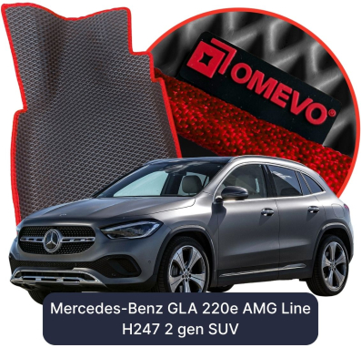 EVA bilgummimåtter OMEVO til Mercedes-Benz GLA 220e AMG Line H247 2 gen SUV (2020-2026)