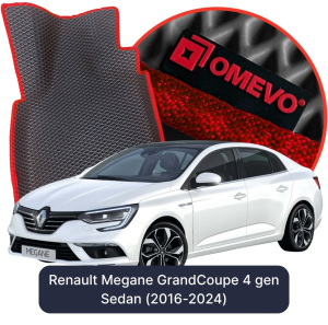OMEVO 5D Pro EVA Bilmåtter til Renault Megane GrandCoupe 4 gen Sedan (2016-2024)