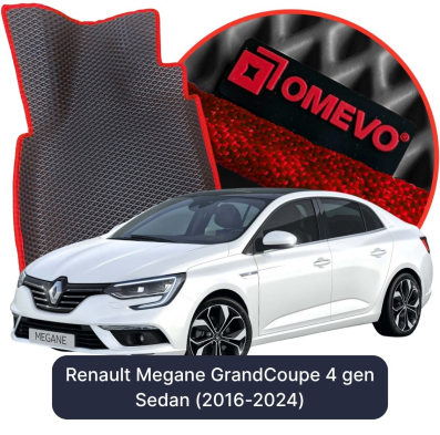 EVA bilgummimåtter OMEVO til Renault Megane GrandCoupe 4 gen Sedan (2016-2024)