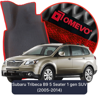 EVA bilgummimåtter OMEVO til Subaru Tribeca B9 5 Sæder 1 gen SUV (2005-2014)